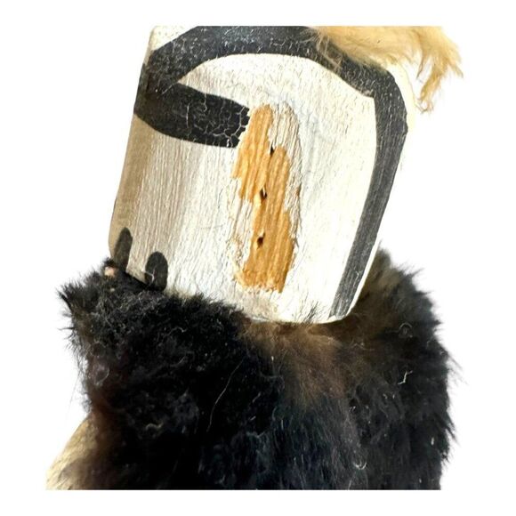 Vintage Hopi Hoop Dancer Kachina Doll Handcrafted  8" Tall Unique Folk Art SEE - Picture 9 of 9